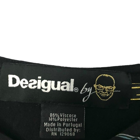 Desigual by Christian Lacroix Zen Art Women’s Long Sleeve T-Shirt Size M - Picture 3 of 5